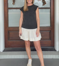 Load and play video in Gallery viewer, HERE’S TO YOU DRESS - BLK/WHT
