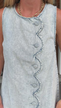 Load and play video in Gallery viewer, JUST THE WAY DRESS - LT DENIM
