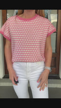 Load and play video in Gallery viewer, DO IT MY WAY TOP - PINK/OATMEAL
