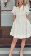 Load and play video in Gallery viewer, TIME TO TELL DRESS - CREAM
