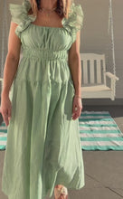Load and play video in Gallery viewer, STAY THE COURSE DRESS - GREEN
