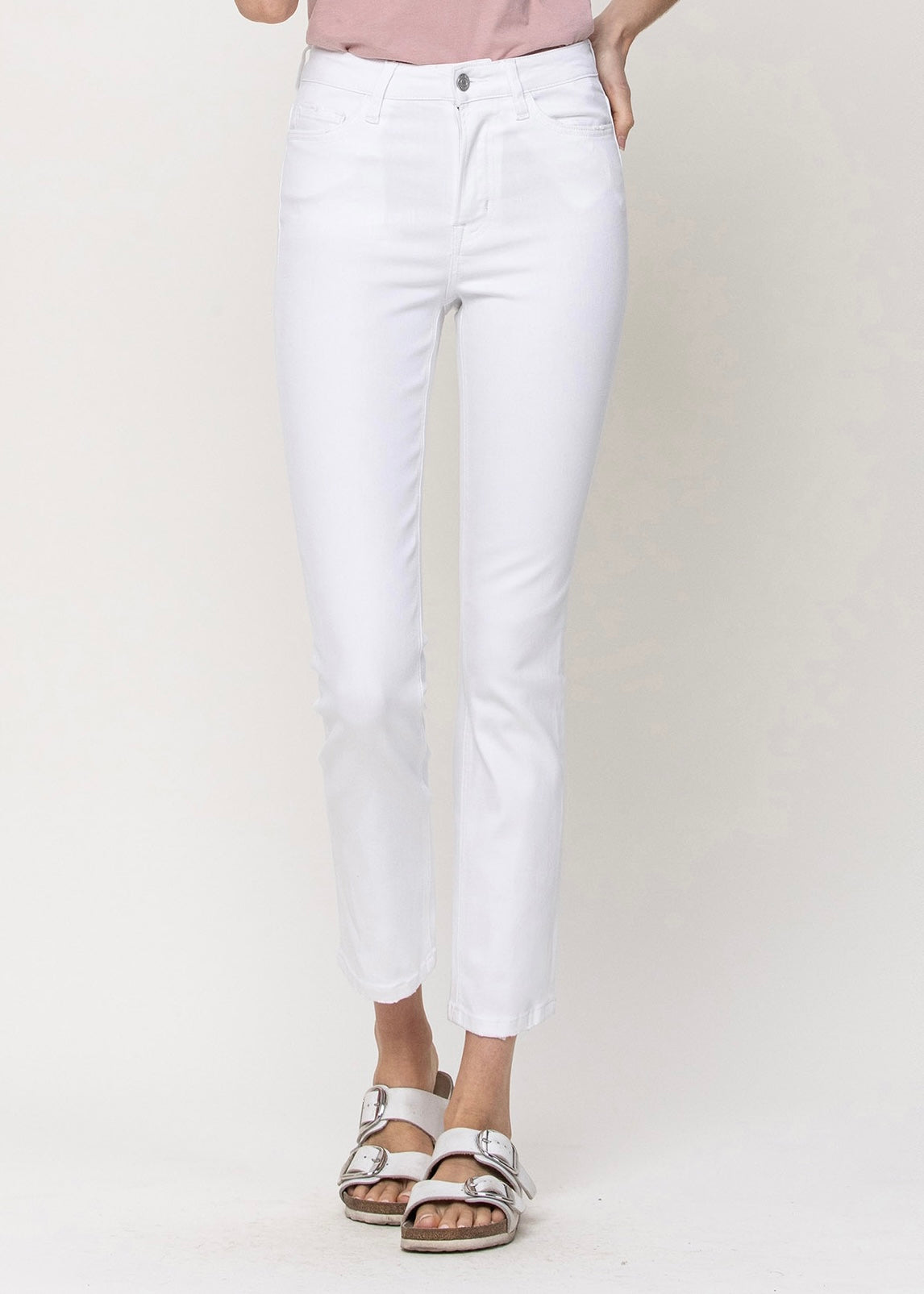 BE THE LIGHT JEANS - WHITE